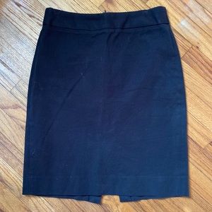 Black Banana Republic black pencil skirt